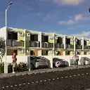 Modular House- 2 Storey Row House with Carport and Balcony